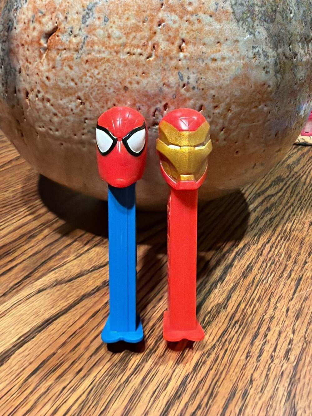 Marvel Comics Spider-Man and Iron Man PEZ Candy Dispensers Set of 2